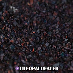Lava Rock Crushed Opal for Inlay, Black Opal Inlay Material - Jewelry Making, Woodworking, Ring Making, Resin Art, Nail Art, Lava Stone