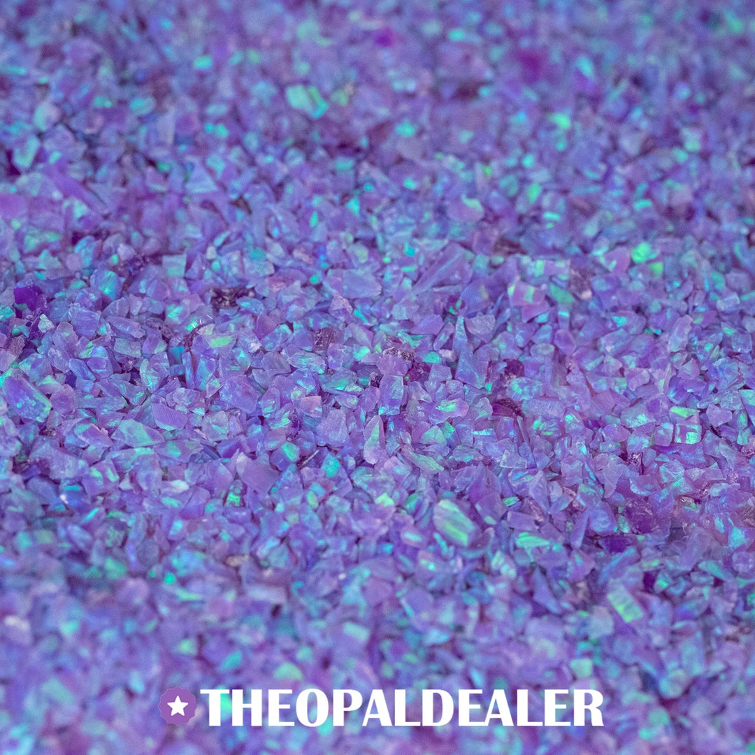 Cheshire Crushed Opal for Inlay Indigo Opal Inlay Material Etsy