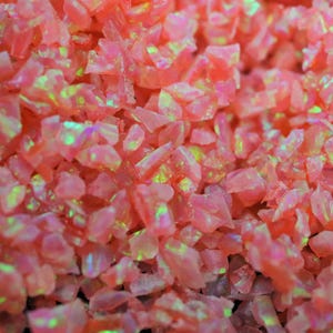 10 g d'opale astrale broyée rose corail rose des profondeurs de la mer - Matériau d'incrustation pour travaux manuels image 8