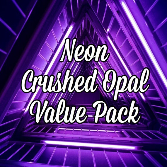 Crushed Opal Value Pack - Neon Collection - Bulk Craft Supplies