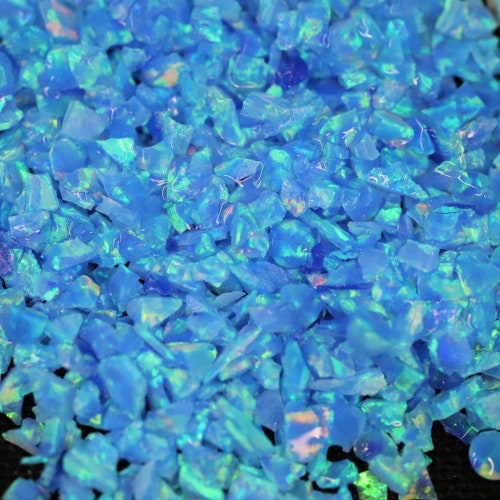 Crushed Opal Neptune / Inlay Material / Jewelry Making / Etsy