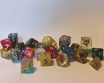 CUSTOMISED Dice Set