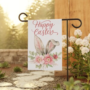 Happy Easter Garden Flag