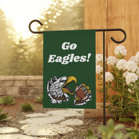 Eastern Washington Eagles Garden Flag - 12.5x18 Inch Licensed College Banner With Pole & Cord