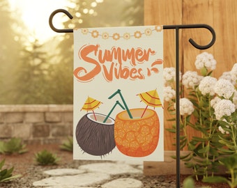 Summer Vibes Garden Flag