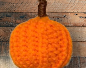Crochet Pumpkin, Thanksgiving Figurine, Mini Crochet Pumpkin Fall Home Decor, Display Pumpkin, Seasonal Decor Fall, Handmade Pumpkin