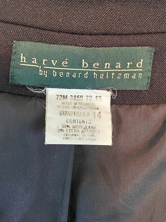 Vintage 1980s Harve Benard Black & Velvet Blazer, Siz… - Gem
