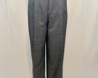 Vintage 1990s HW New York Gray Pants/Trousers, Size 10