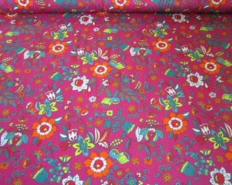 Botanical Wildflowers Fabric Bloomin' Lovely Cream by ...