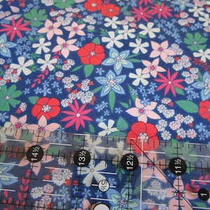 Art Gallery Fabric  Wildflower Fields  Flowerette Floral quilt Cotton fabric by the yard