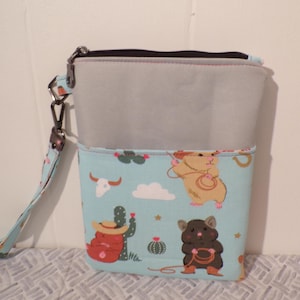 Housse pour liseuse Hamster : housse Kindle rembourrée avec fermeture éclair et dragonne