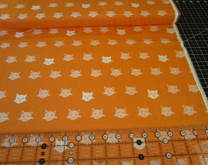 Cotton Fabriccat Theme Fabriccat Nap Oh Meow art Gallery Etsy
