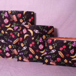 Reusable Snack Bag: Eco Friendly Cotton Sandwich Bag