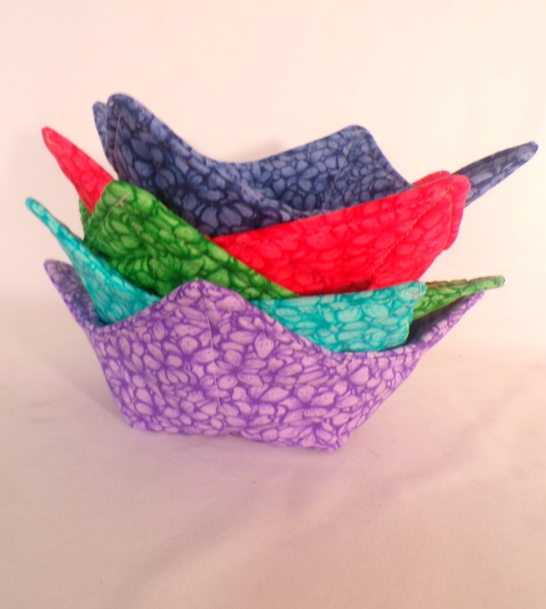 Microwavable Bowl Cozies Soup Bowl Cozies pot holder fabric bowl cozy Bowl Cozies pot holder image 9