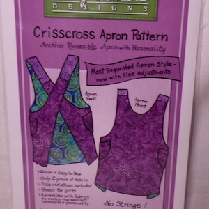 Crisscross Apron Sewing Pattern - Mary Mulari Designs (Printed Paper Pattern)