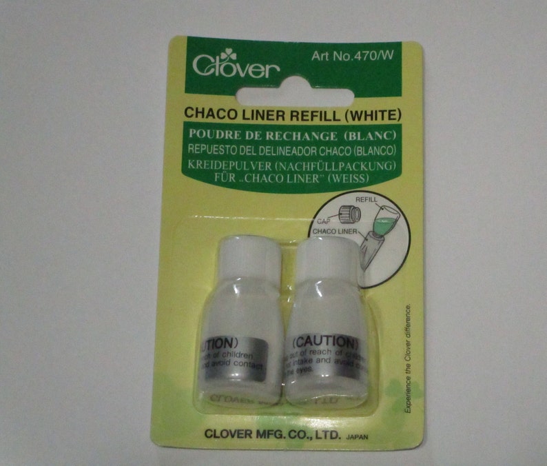 Clover Chalk Refill for Chaco Liner Pen Style White Blue Etsy