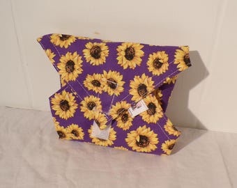 Envoltura de sándwich ecológica de girasol: mantel reutilizable sin residuos