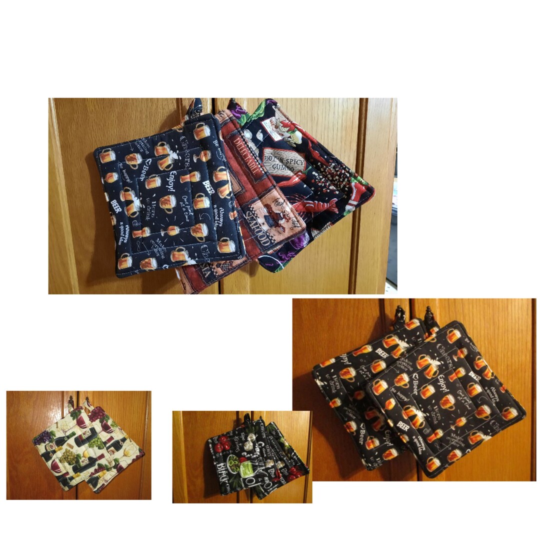 Pot Holder/hot Pad/trivet, Insulated Pot Holder, Customized Fabric Pot