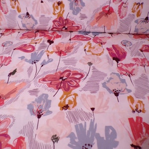 Art Gallery Fabrics  Wild Beauty Rosewood by Pat Bravo  Floral Cotton fabric by the yard