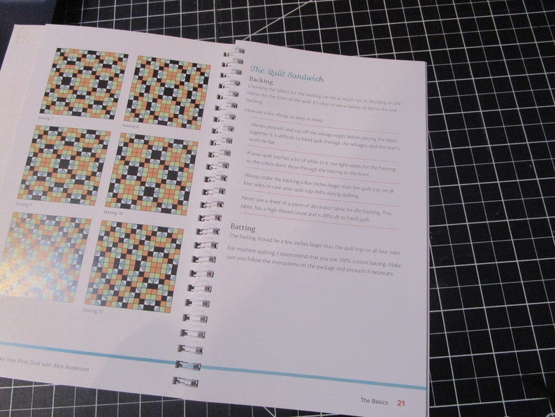 Quilting Book make Your First Quilt With Alex Anderson Etsy