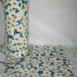 Unpaper towels/ Paperless Towels/Eco-friendly Kitchen/ Reusable Cloth Towels with Zero Waste-12p-10”x12”-2 ply-Magnolias