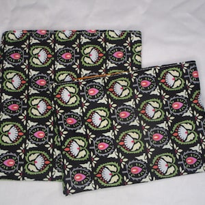 Eco Friendly Bag,Reusable Snack Bag, Reusable Sandwich Bag, Treat Bag, sandwich bag, zero waste bag- Botanical Oasis reusable bag