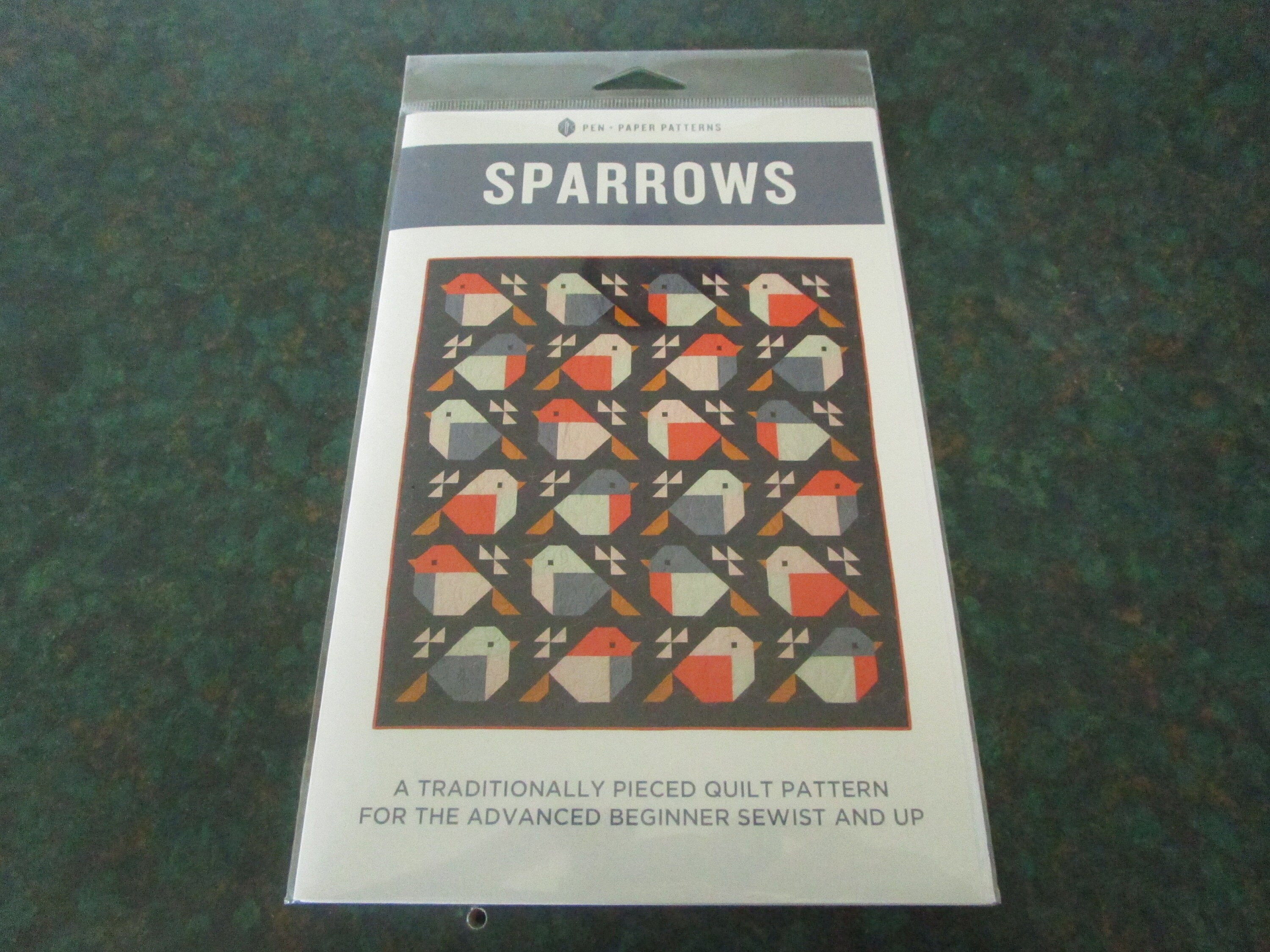 Sparrows Quilt Pattern by Pen and Paper Pattern Paper Etsy