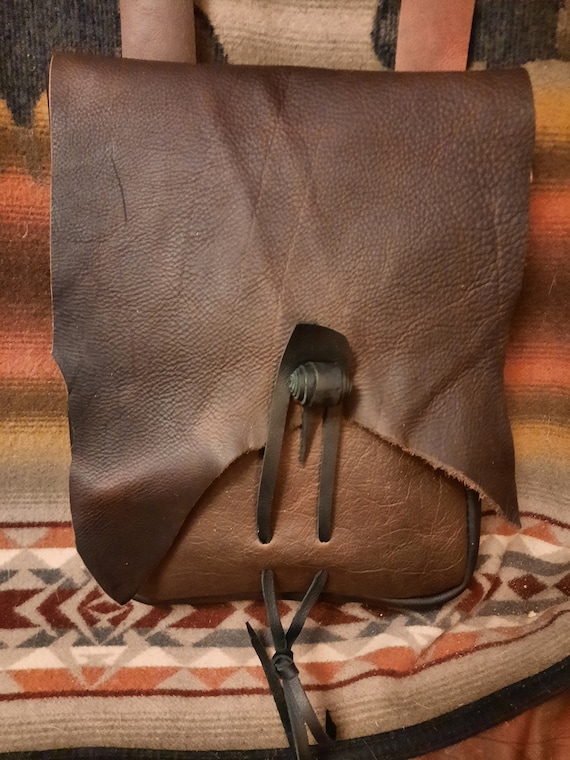 Leather Haversack Mountain Man Possibles Bag Etsy