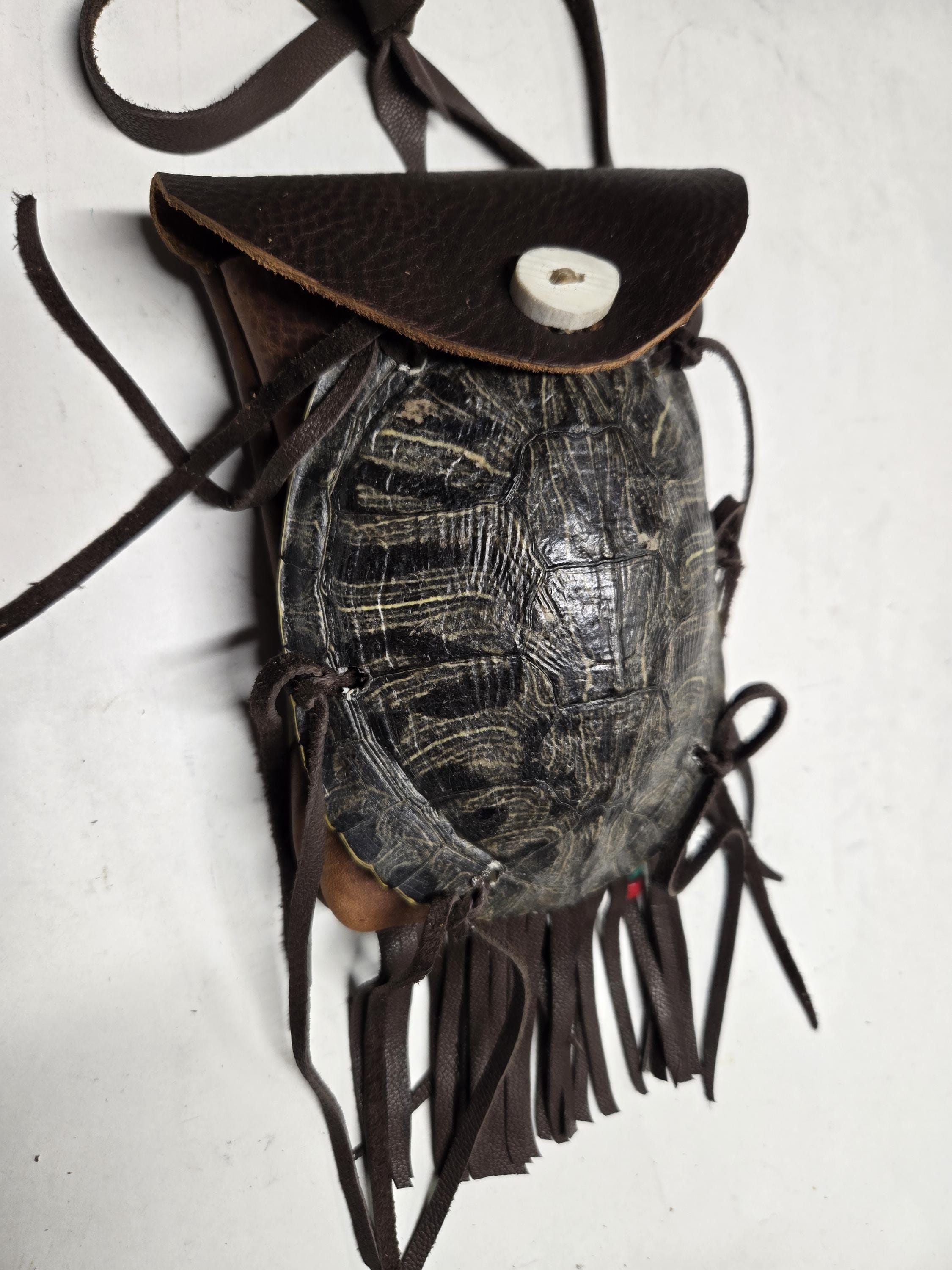 Medicine Tortoise Shell Clutch Turtle Shell Medicine Bag
