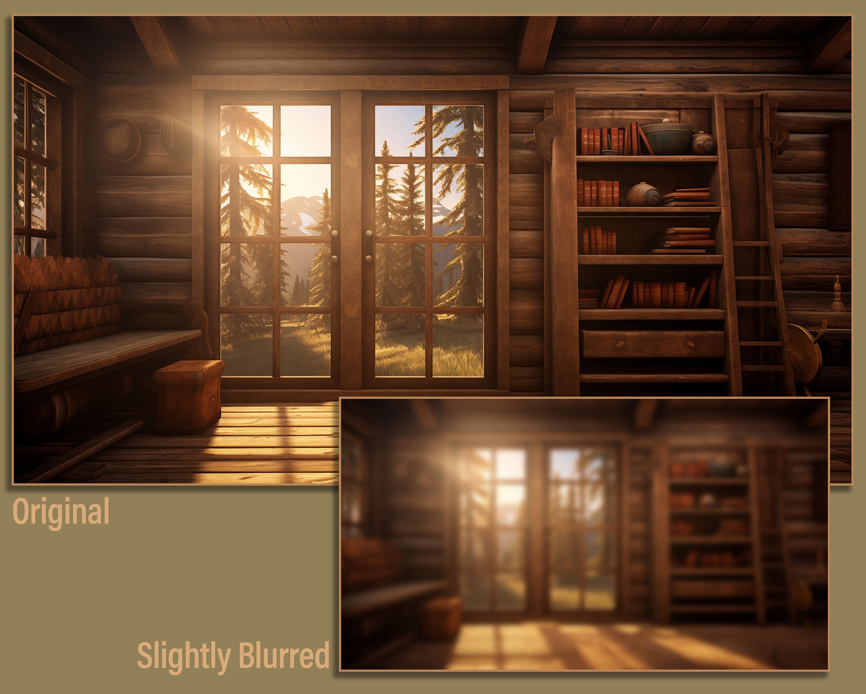 8 Rustic Cabins Backgrounds Zoom Background Office Zoom Background Home