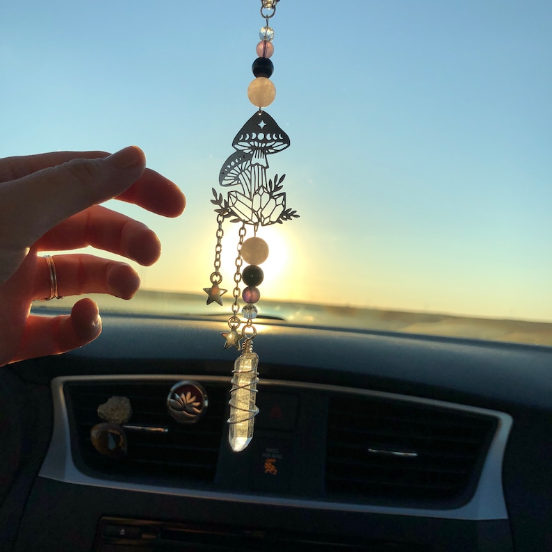Calming Love and Protection Intention Crystal Car Charm - Etsy