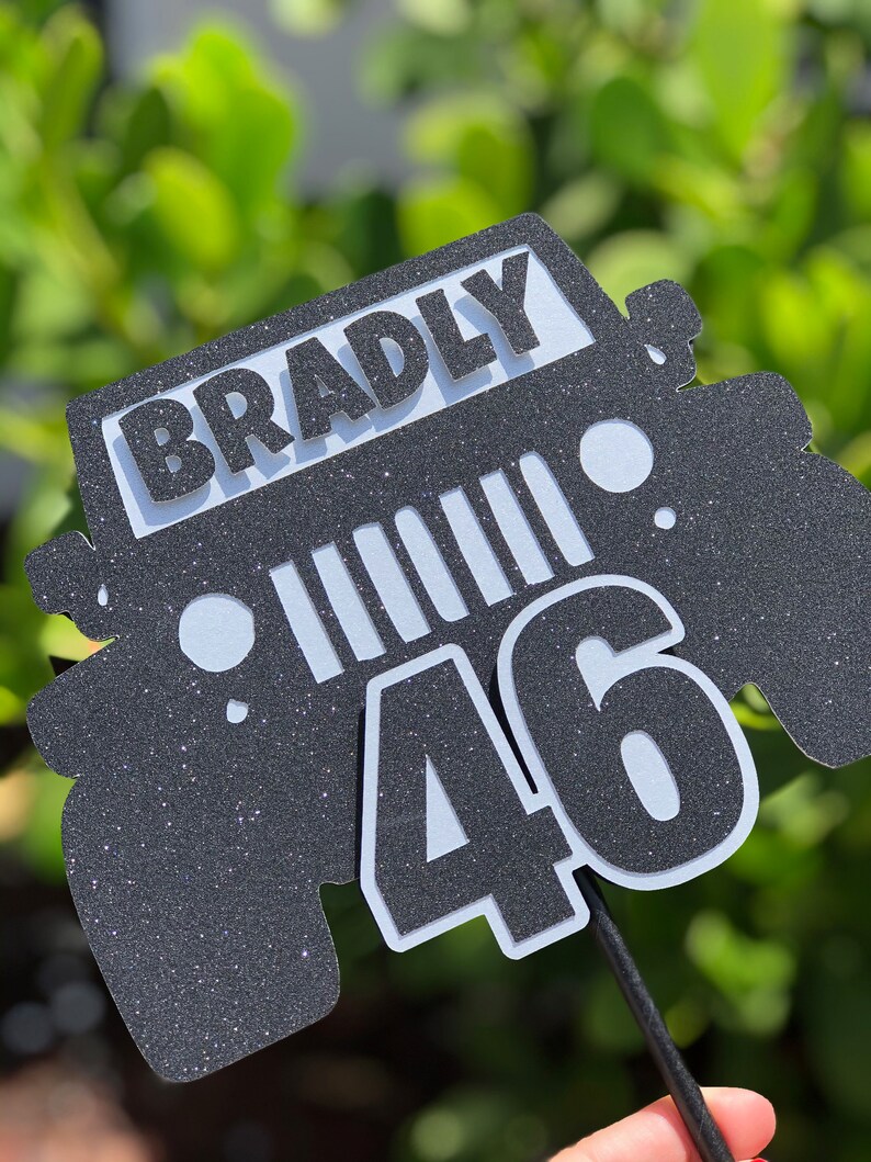 Jeep Wrangler Cake Topper