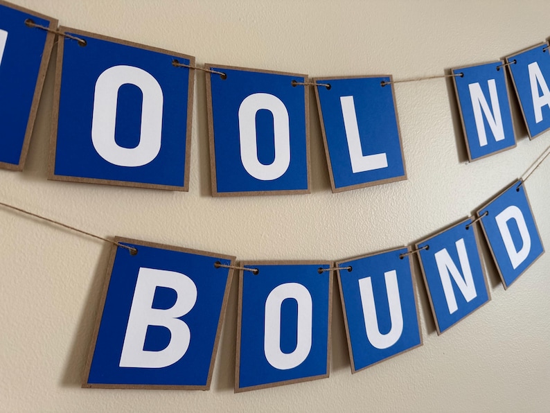 Personalized College Bound Banner | Custom Graduation Garland | College Prep Party Decor | School Colors | Grad Celebration Sign bild 8