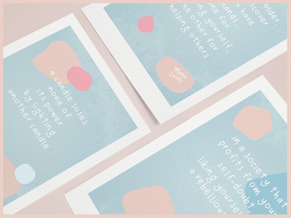 Set of Three Affirmation Prints