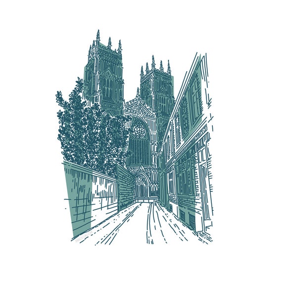 York Minster. Digital Print