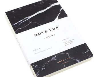 Japanese Marble A5 Notebook 80 Blank Pages - Ships from Australia