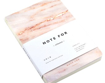 Japanese Marble A5 Notebook 80 Blank Pages - Ships from Australia