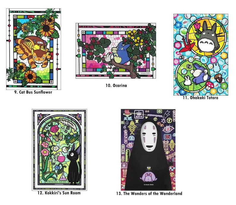 Ghibli Studio Art Crystal jigsaw puzzle 126 Piecestotoro Etsy