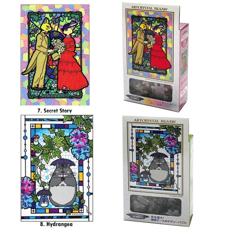 Ghibli Studio Art Crystal jigsaw puzzle 126 Piecestotoro Etsy