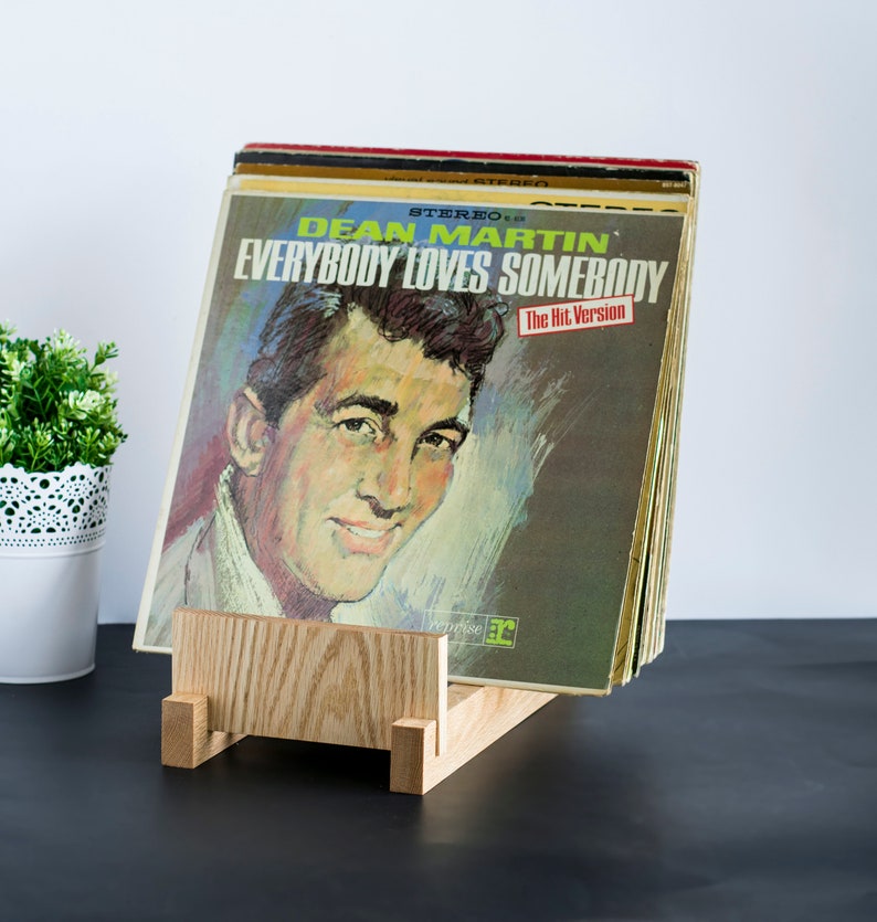 Family Fathers Day Gift from Daughter Unique Gift for Fathers Day from Son Wife Personalized Vinyl Record Storage with Best Dad Ever
