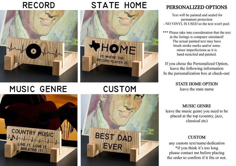 Family Fathers Day Gift from Daughter Unique Gift for Fathers Day from Son Wife Personalized Vinyl Record Storage with Best Dad Ever