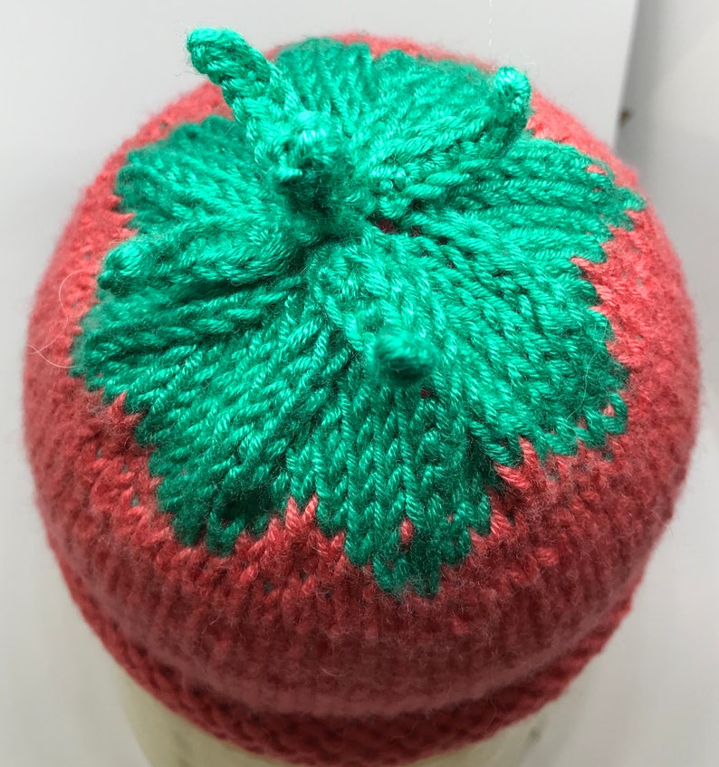 Knitted Baby Fruit Beanie Hats Newborn to 3 months