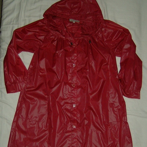 Nylon Raincoat Etsy UK