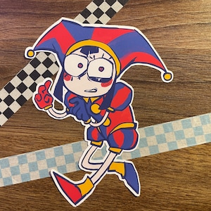 pomni | tadc matte vinyl sticker
