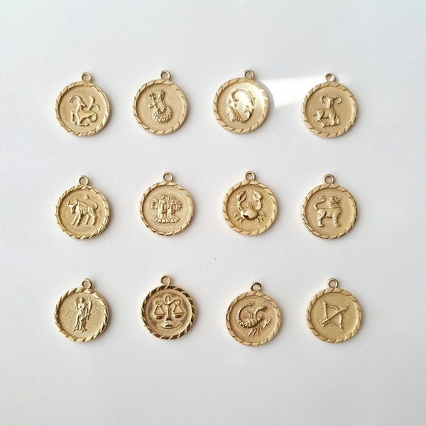 Waterproof - Zodiac Jewelry - 18k Gold Vermeil - Zodiac Necklace - Constellation Necklace - Layering - Stacking - Constellation Jewelry