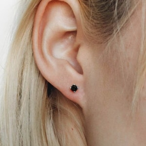 925 Silver Studs - 925 Silver White CZ Studs - Silver Small Studs - Minimalist Earrings - 925 Silver Stud Earrings - Silver Jewelry