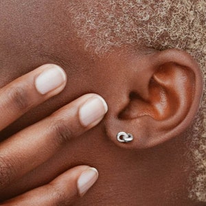 Chain Studs - Minimalist Studs - 925 Sterling Silver Earrings - 925 Earrings - Stud Earring -  Silver Studs - Layering - Stacking