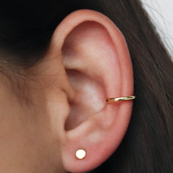 Waterproof - Ear Cuff - 18k Gold Vermeil - Ear Cuff - Gold Ear Cuff - Gold Helix Ear Cuff - Stack - Layering - Stacking