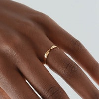 Minimalist Ring - Etsy