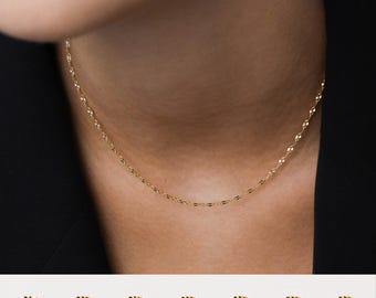 極美品todayful 【Middle Chain Neclace】 Never Fades - 18K Chain Necklace - Waterproof - Gold Chain